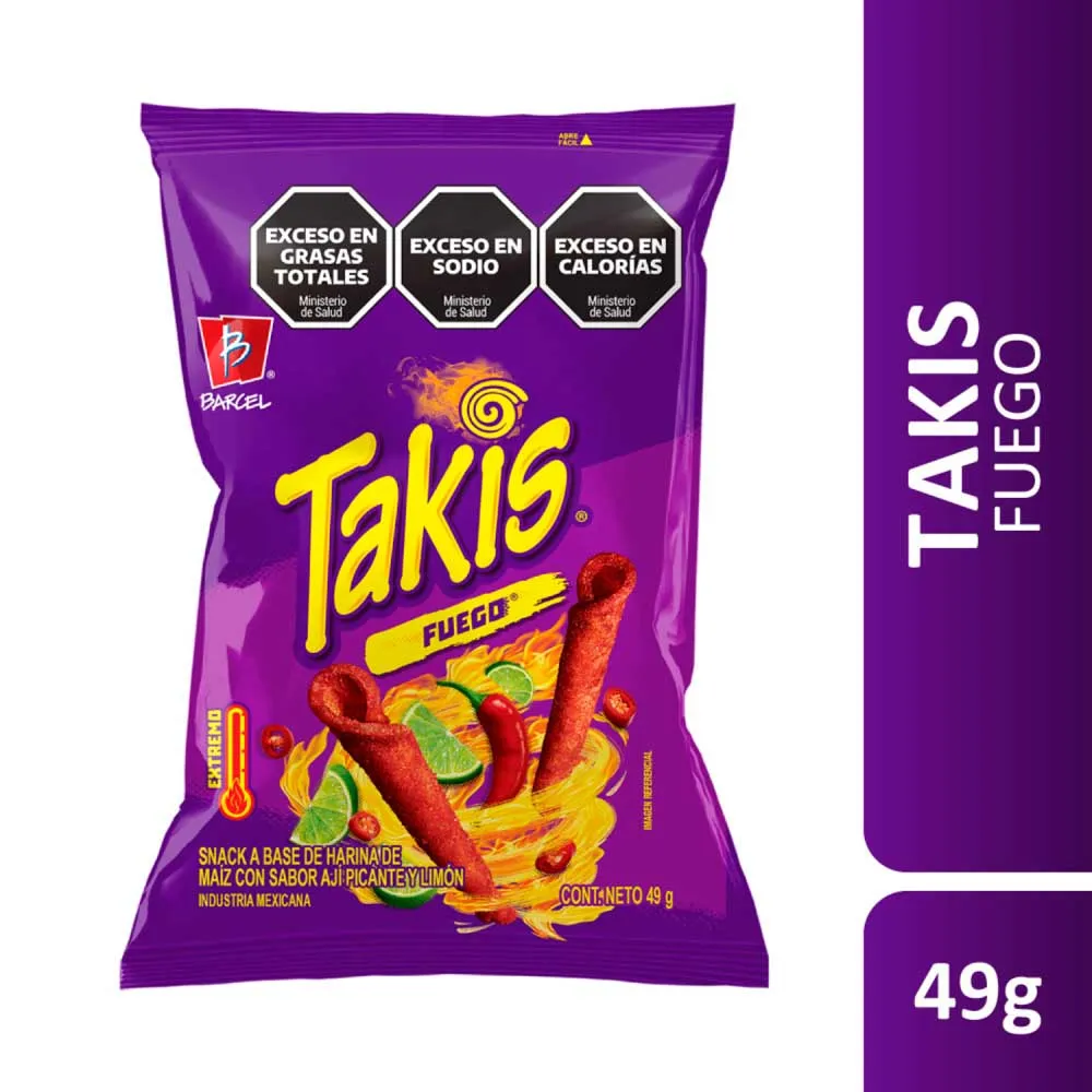TAKIS FUEGO X 49 GR